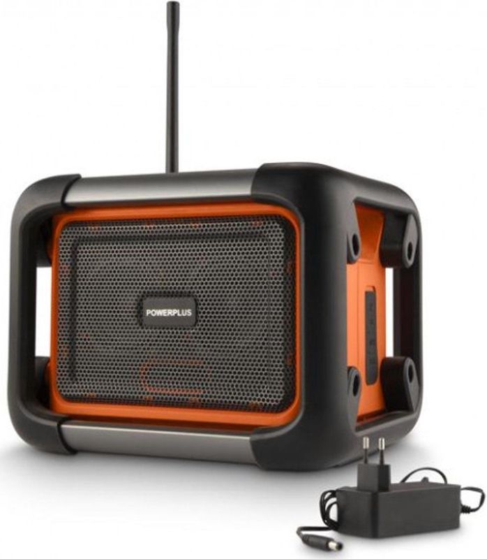 Powerplus dual Power draagbare werfradio POWDP8061 - 20 V radio - met USB aansluting, Bluetooth en DAB+/FM zenders - Zonder accu en lader