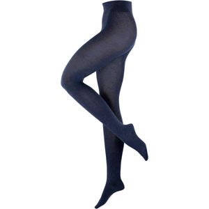 ESPRIT - Panty - Blauw Navy Melange - 1 Paar - Ondoorzichtig en Warm