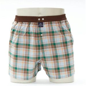 McAlson Heren Boxershort Gingham Bruin Bruin XXL