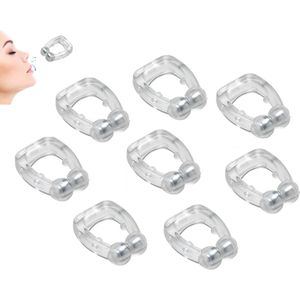 Hypify® | Anti-snurk neus clip | Magnetisch | Werkt Tegen Snurken | Een Betere Nachtrust - 8 Stuks