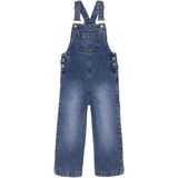 Salopet - Zwart - Jeans - Voor Meisjes - Wijde Pijpen - 100% Katoen