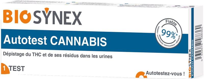 BioSynex Cannabis-Zelftest - Urinetest - Drugstest - Gevoelig: 50 ng/ml - Snel en Betrouwbaar - THC Detectie Kit