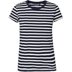 Neutral Ladies´ Fit T-Shirt NE81001 - White - Navy (Striped) - XS