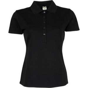 Women´s Luxury Stretch Polo met korte mouwen Black - 3XL