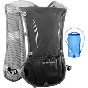 Ultralicht hardloopvest - Hardloopvest met drinkhouder en telefoonhouder - incl waterzak - trail rugzak - running vest - hardloop vest