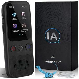 Mrs. Jones Simultaan vertaling met 138 online talen/17 talen offline9 (Italiaans offline) onmiddellijke vertaling met 29 accenten spraakvertaalapparaat met wifi-ondersteuning Vertaalcomputer