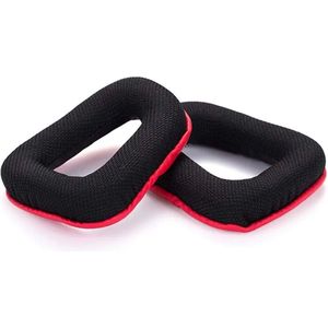 Ibley Oorkussens voor Logitech G35/G930/G430/F450 zwart/rood - Koptelefoonoorkussens - Vervangende oorkussens