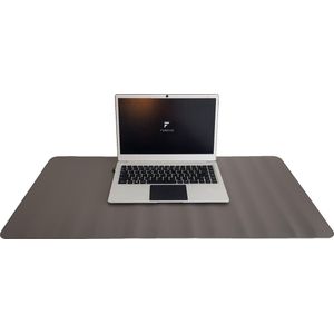 Bureau mat onderlegger | Licht grijs - kunstleer | 80 x 40 cm | Muismat | Desktop mat | Gaming mat | Deskmate |Bureau organizer| Fungus | Bureaumat | Bureauonderlegger
