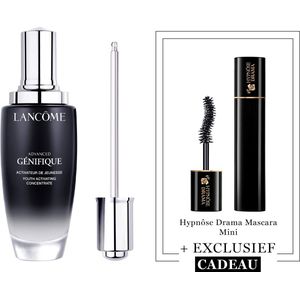 Lancôme Advanced Génifique Serum Anti-ageing + Cadeau - Advanced Génifique Serum 100ml & Hypnose Drama Mascara 2ml Cadeau - Génifique Serum verheldert de teint, herstelt en versterkt de huidbarrière - Handig Reisformaat Mascara - Totaal 102ml