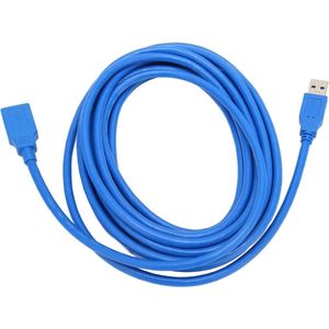 USB 3.0-verlengkabel 5 m - datakabel 5 Gbps - hoge prestaties - Gebruiksvriendelijk - toetsenbord - USB-flashdrive - harde schijf - kaartlezer .