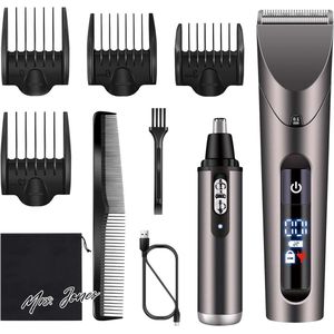 Mrs. Jones Professionele Mannen Hair Cutter - Baard Trimmer Precisie - Lange Hair Cutter Neus Hair Cutter Waterdicht .