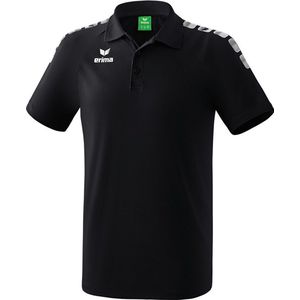 Erima Essential 5-C Polo Kind Zwart-Wit Maat 164