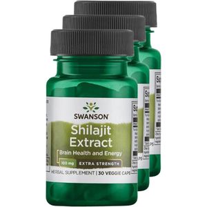 Swanson | Super Strong Shilajit Extract | 30 veg capsules | 3 stuks | 3 x 30 capsules