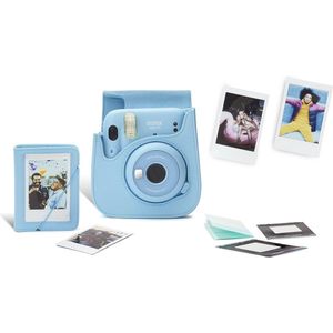Instant camera mini 11 Sky Blue voor het vastleggen van herinneringen