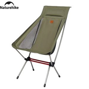 Chuvie® Camping Stoel - Groen L - Camping maanstoel - Ultralichte klapstoel met hoge rugleuning - Draagbaar 120 kg belasting - Reizen schommelstoelen buiten engelenstoel