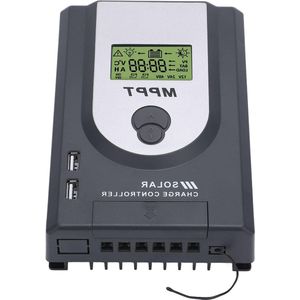 Solar Laadregelaar 20A MPPT Regulator - 260W 12V 520W 24V - Parameter Instelbare Temp Detect voor RVs Jachten .