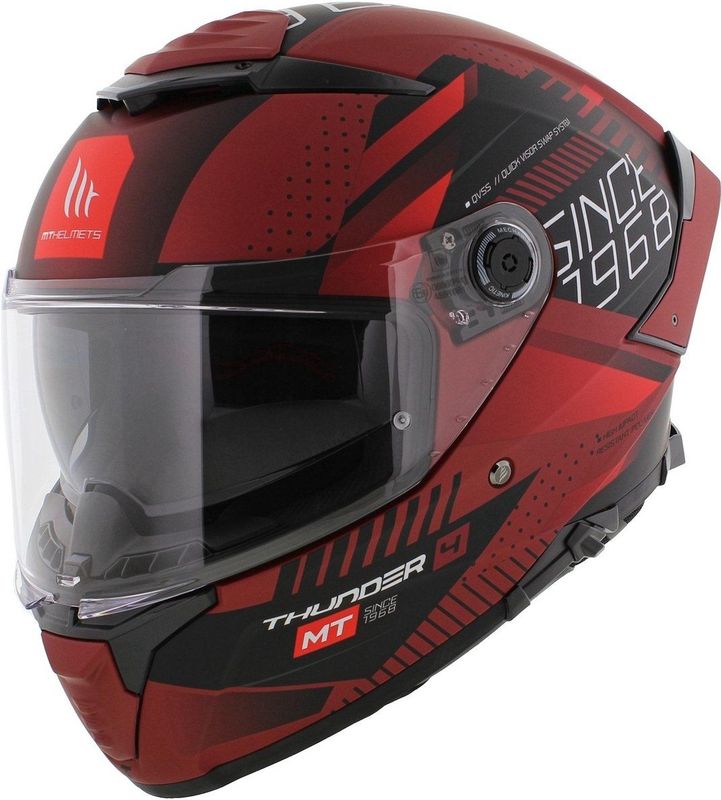 Mt Helmets - Thunder 4 SV - Integraalhelm - Luminence - Polycarbonaat