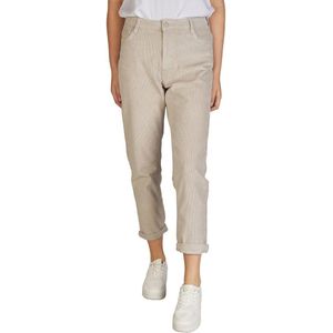 Hoge Taille Corduroy Broek Dames - Mom Fit - Rechte Pijpen - Comfortabel en Stijlvol