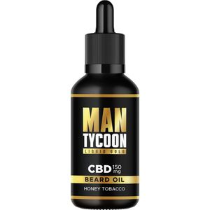 Unieke CBD baardolie 30ML met heerlijke exclusieve Honing-Tabak geur. Met CBD, Argan- en Jojoba Olie. Stimuleert de baardgroei. THC en PMO vrij.