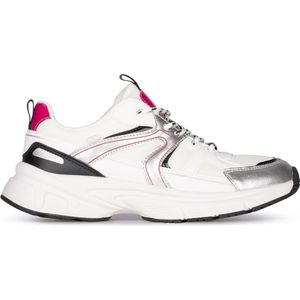 POSH by Poelman JACKY Dames Sneakers - Zilver - Maat 38