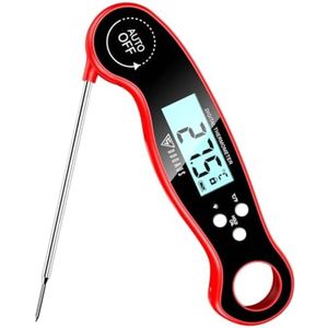 Selbro ® Digitale Keukenthermometer met IPX6 Waterdichtheid, Snel Afleesbaar LCD-scherm en Verwisselbare Temperatuureenheden