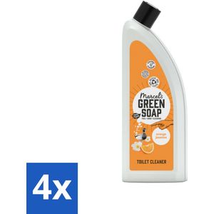 Marcel's Green Soap - Toiletreiniger - Sinaasappel & Jasmijn - Krachtige frisheid - Voordeelverpakking - 4 stuks
