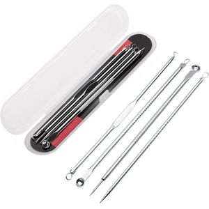 Acne Meeëter Manicure Set | Set van 4 | Inclusief Opbergdoosje | Puisten | Beauty | Behandeling | Acne verwijderset | Acne verzorging