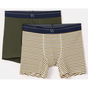 Woody Jongens-Heren set antraciet + stre - maat S