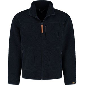 MGO - Ted - Outdoorvest - Navy - Teddy Fleece
