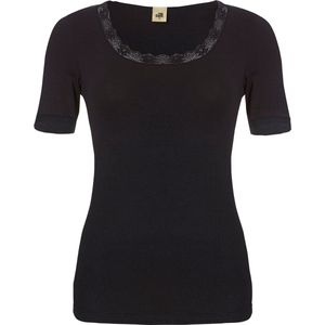 thermo t-shirt met kant zwart voor Dames | Maat L