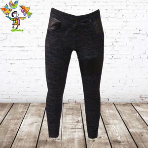 Zwarte meisjesbroek 110/116 -s&C-110/116-Broek