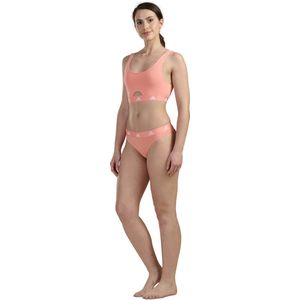 Adidas Sport Scoop Bralette Dames Beha - coral - Maat L