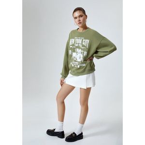Ronde kraag Met drukwerk Sweatshirt