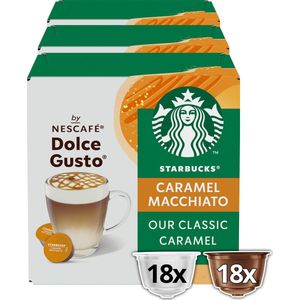 Starbucks by Dolce Gusto Caramel Macchiato capsules - 36 koffiecups voor 18 koppen koffie