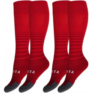 Voetbalsokken / voetbalkousen viralto club rood