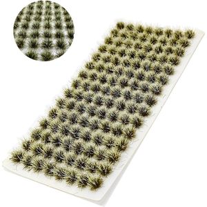 Tuft Model Gras Statische Gras Tufts - 120 stuks - Landschap Model Kit - Hars Statische Decoratie - DIY Gaming Terrein - Trein Spoorweg Kunstgras Modellering .