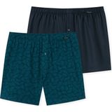 Schiesser - Boxershorts - Donkerblauw - 2PACK - Heren Onderbroek
