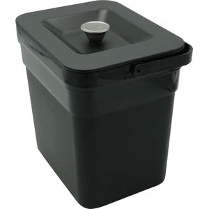 4cookz® 5 liter GFT Aanrecht Afvalbakje met Deksel en Hengsel