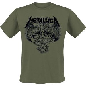 Metallica - Roam Blast Olive - T-shirt - Olijf