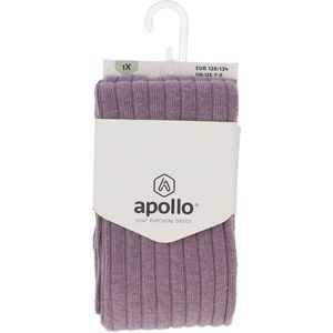 Apollo - Maillot - Paars - Rib - Patroon - Maat 152/164