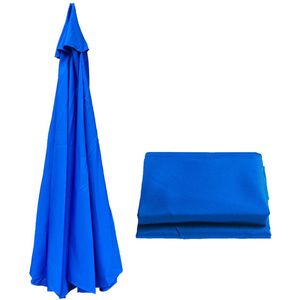 Vervangende parasolkap voor de tuin (2 m) Vervangende parasolkop voor 8 armen, vervangende canvas parasolhoes, voor terras/tuin/zwembad/zwevende parasol