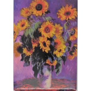 koelkast magneet zonnebloemen Claude Monet