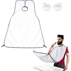 Praktische Waterdichte Baardtrimmerschort met Zuignappen voor Alle Mannen