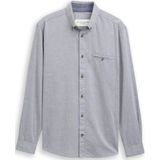 Tom Tailor Regular fit overhemd van katoen