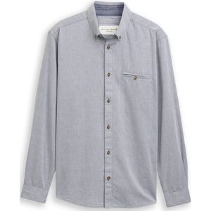 Tom Tailor Regular fit overhemd van katoen