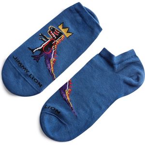 Jimmy Lion unisex sneakersokken basquiat pez dispenser blauw (Basquiat)