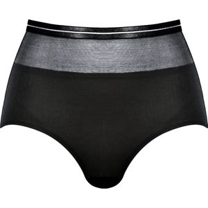 Naturana - Hoge slip met mesh detail - Zwart - 4758 - 38