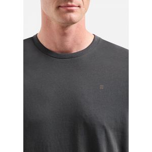 No Excess T-shirt crewneck solid basic dark steel