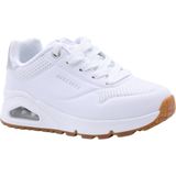 Skechers - UNO Gen1 - Shimmer Away - Sneakers - Wit/Zilver