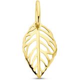 14K geelgouden hanger blad 17 mm - 4034254
